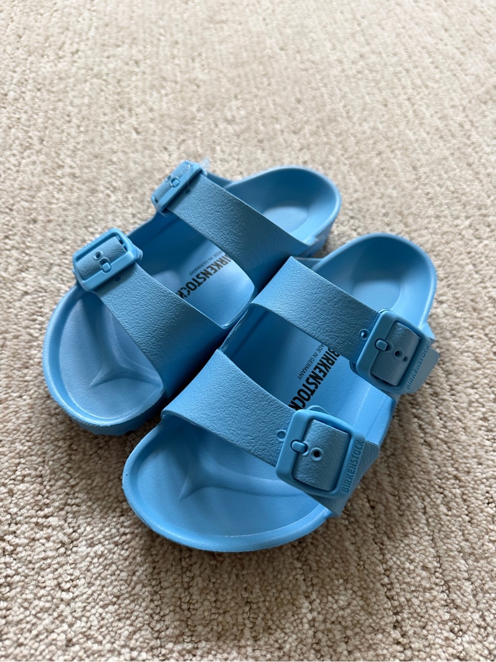 Birkenstock Arizona Kids EVA Elemental Blue Sandals Brand New
